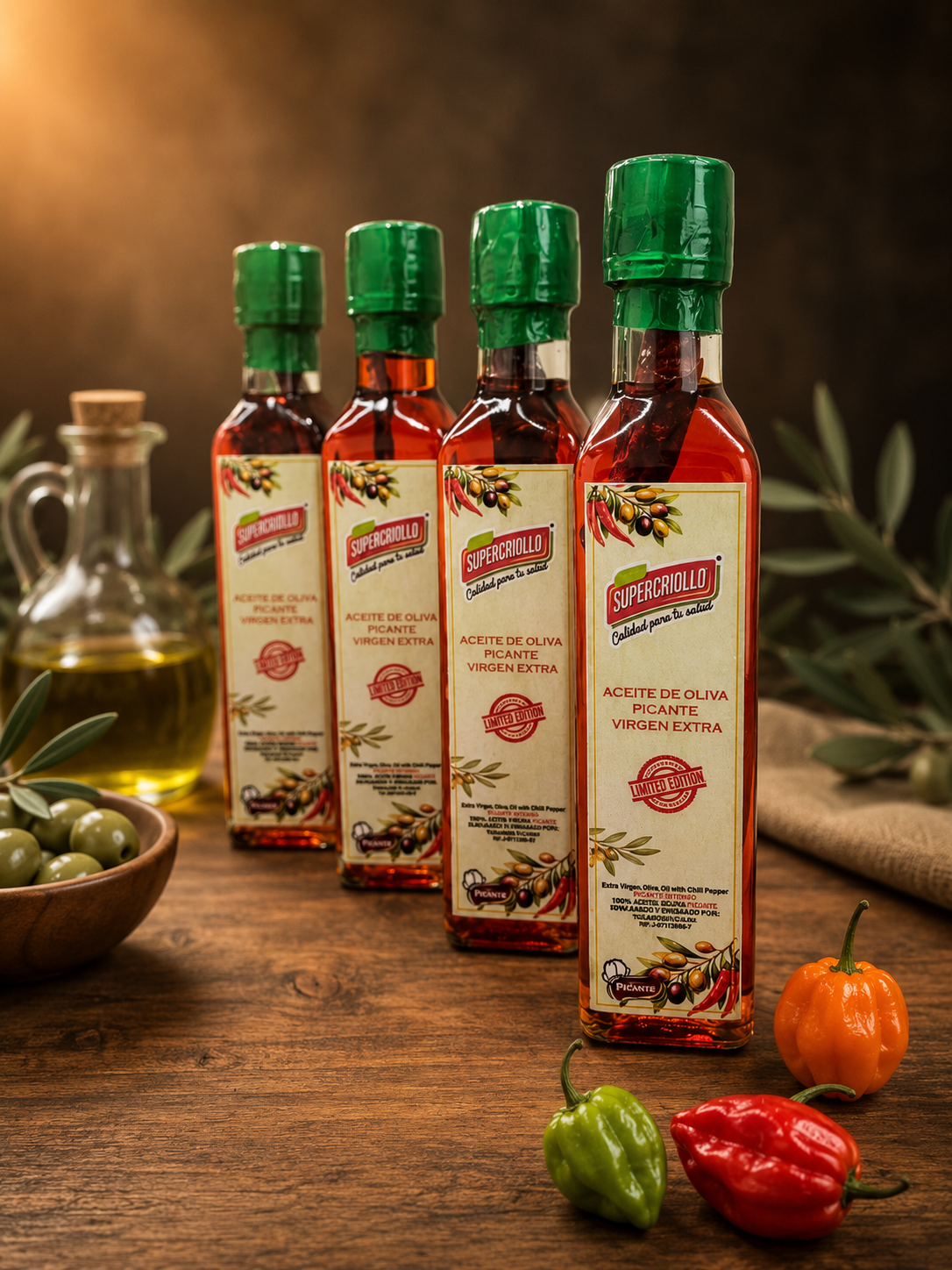 Aceite de Oliva Picante Virgen Extra 95 de Picor Super Criollo